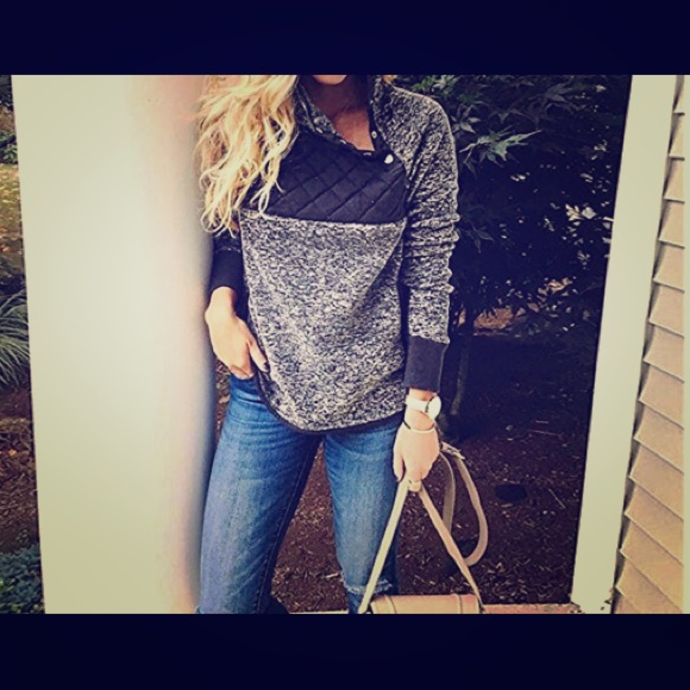 Woolen Fleece Sweater Pullover, Blue, Size Small